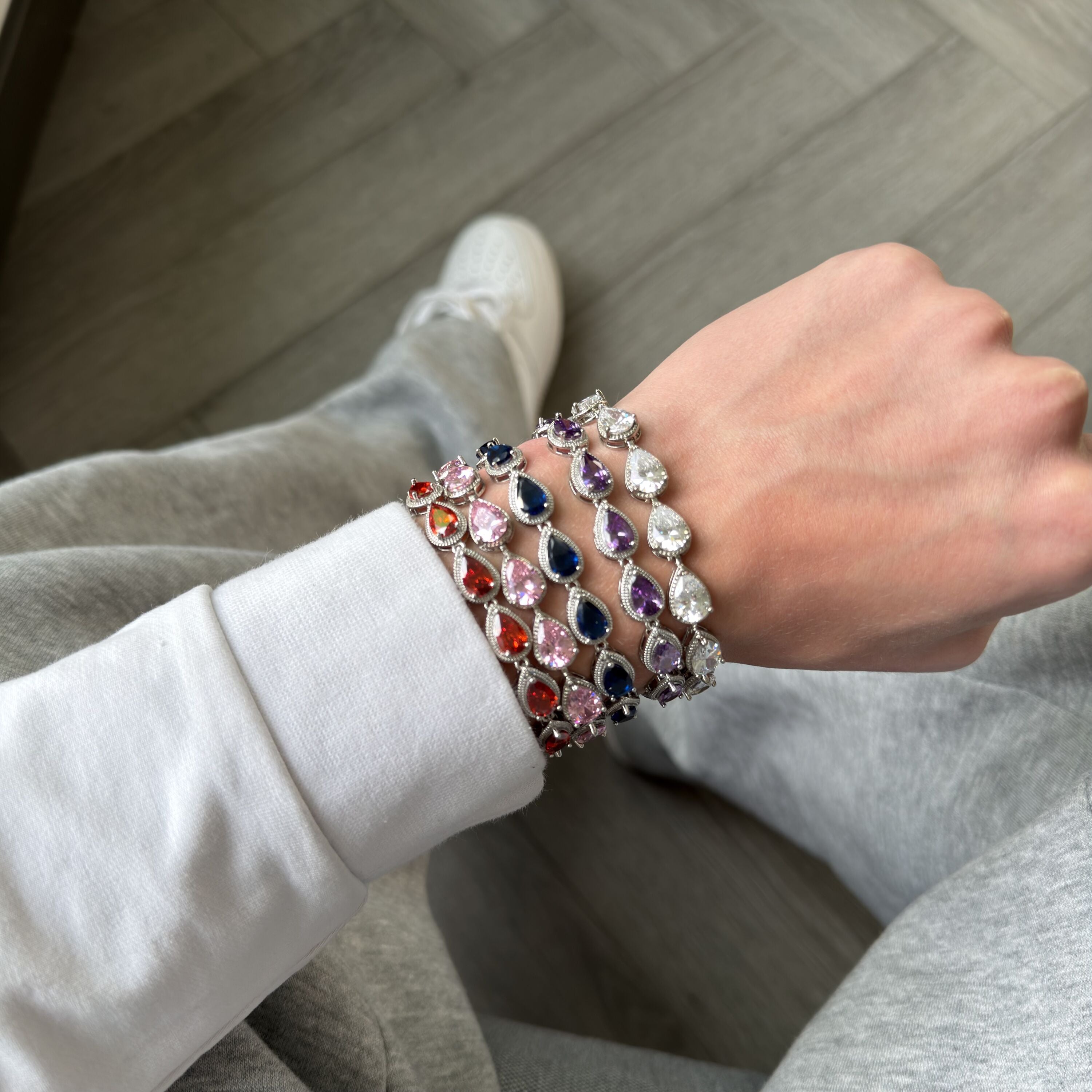 Multi Teardrop Bracelet